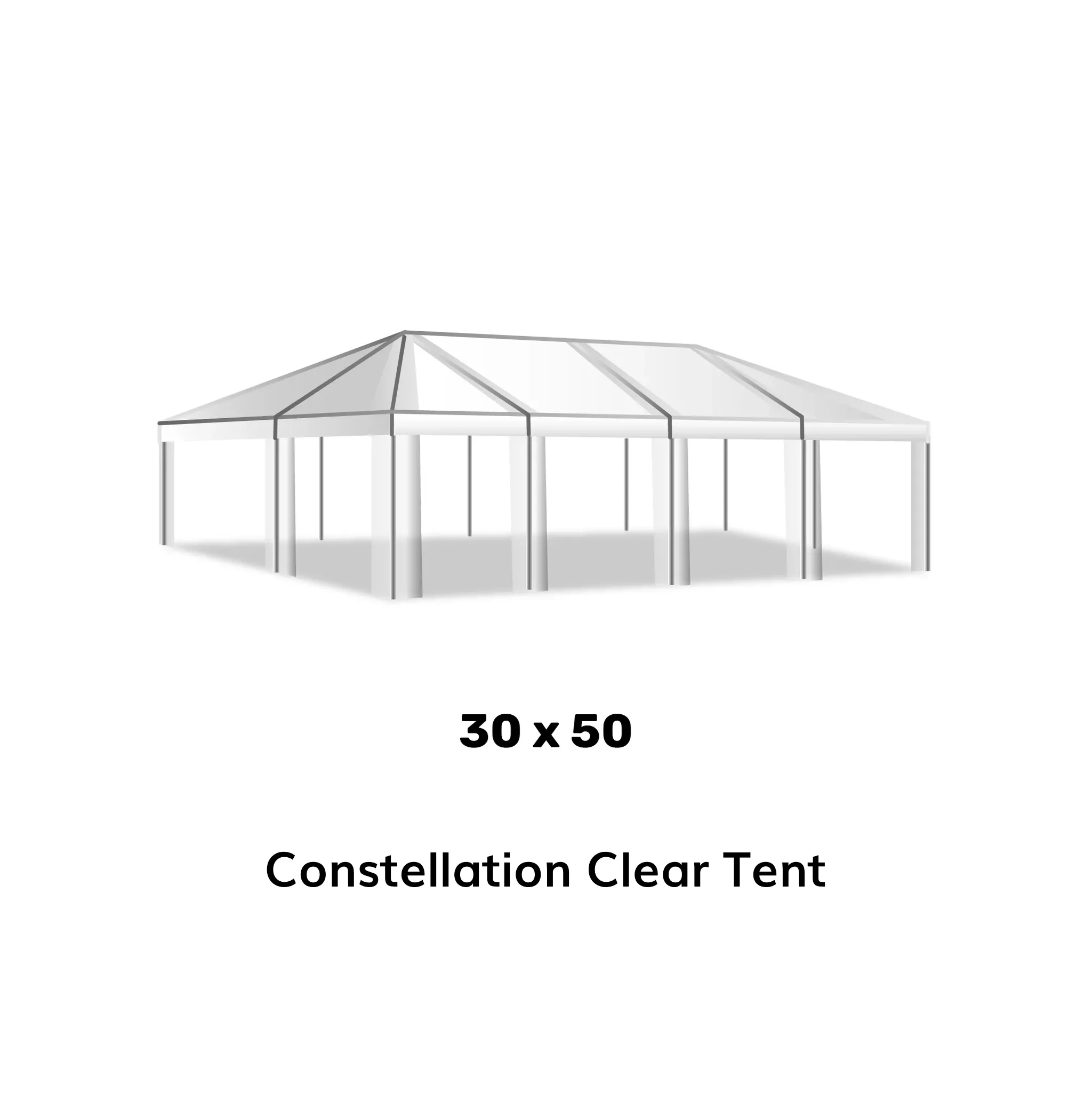 30x50 Clear Top Tent