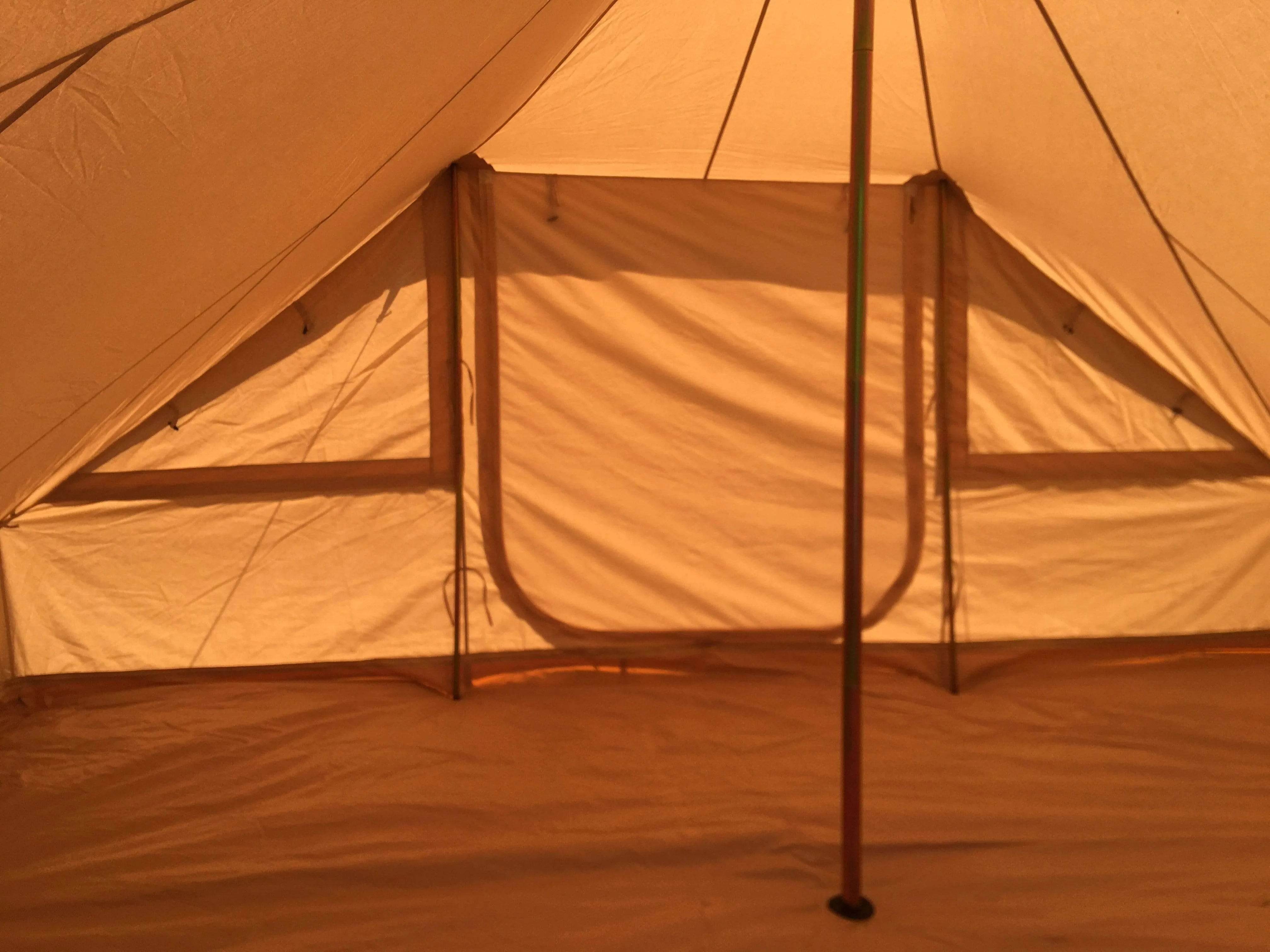 4.4m x 3m DubPod™ 'Roamer' 285gsm 100% Natural Canvas | Camper Awning & StoveMate