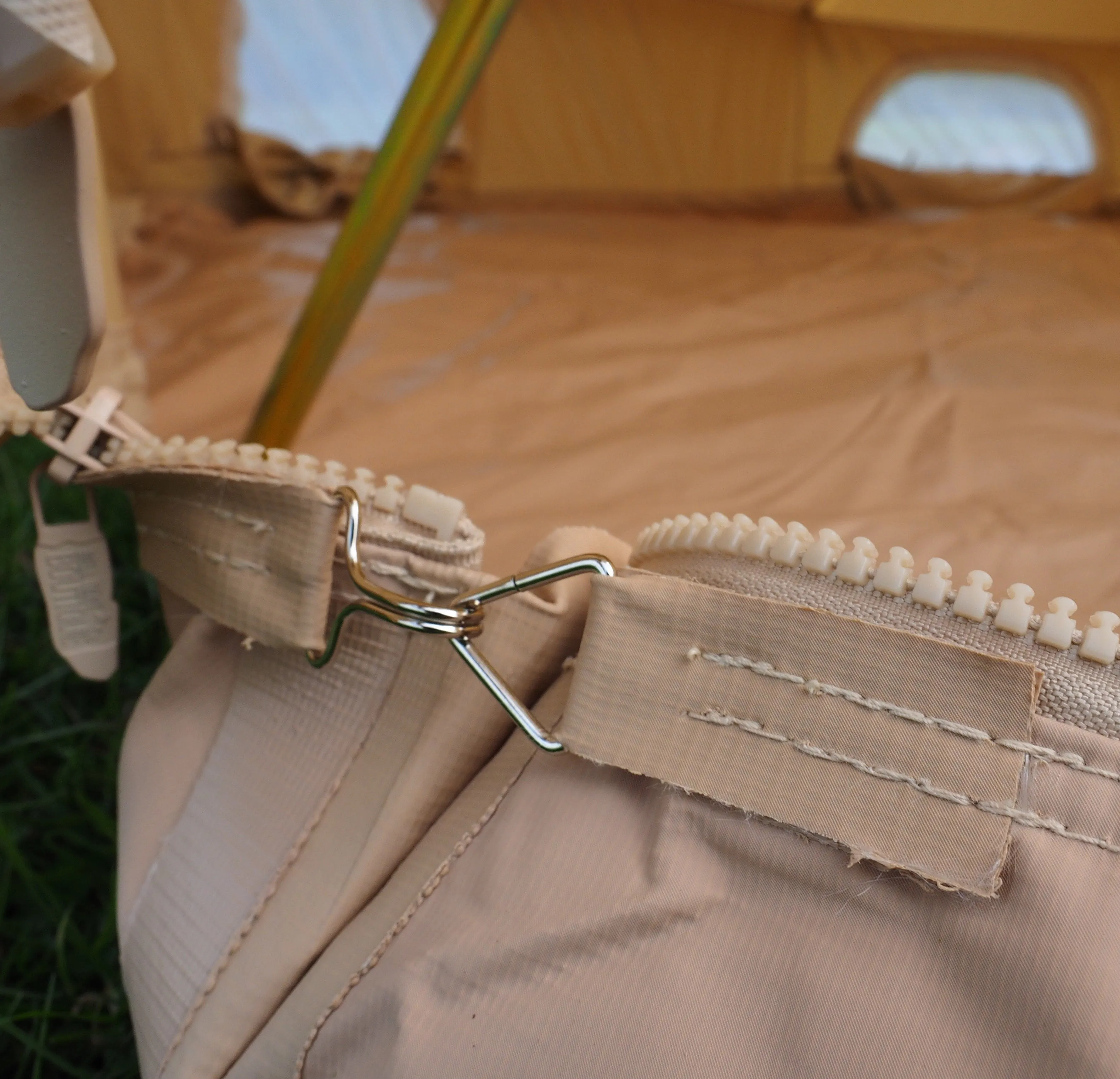 5m Bell Tent 285gsm 100% Natural Canvas | Twin Door