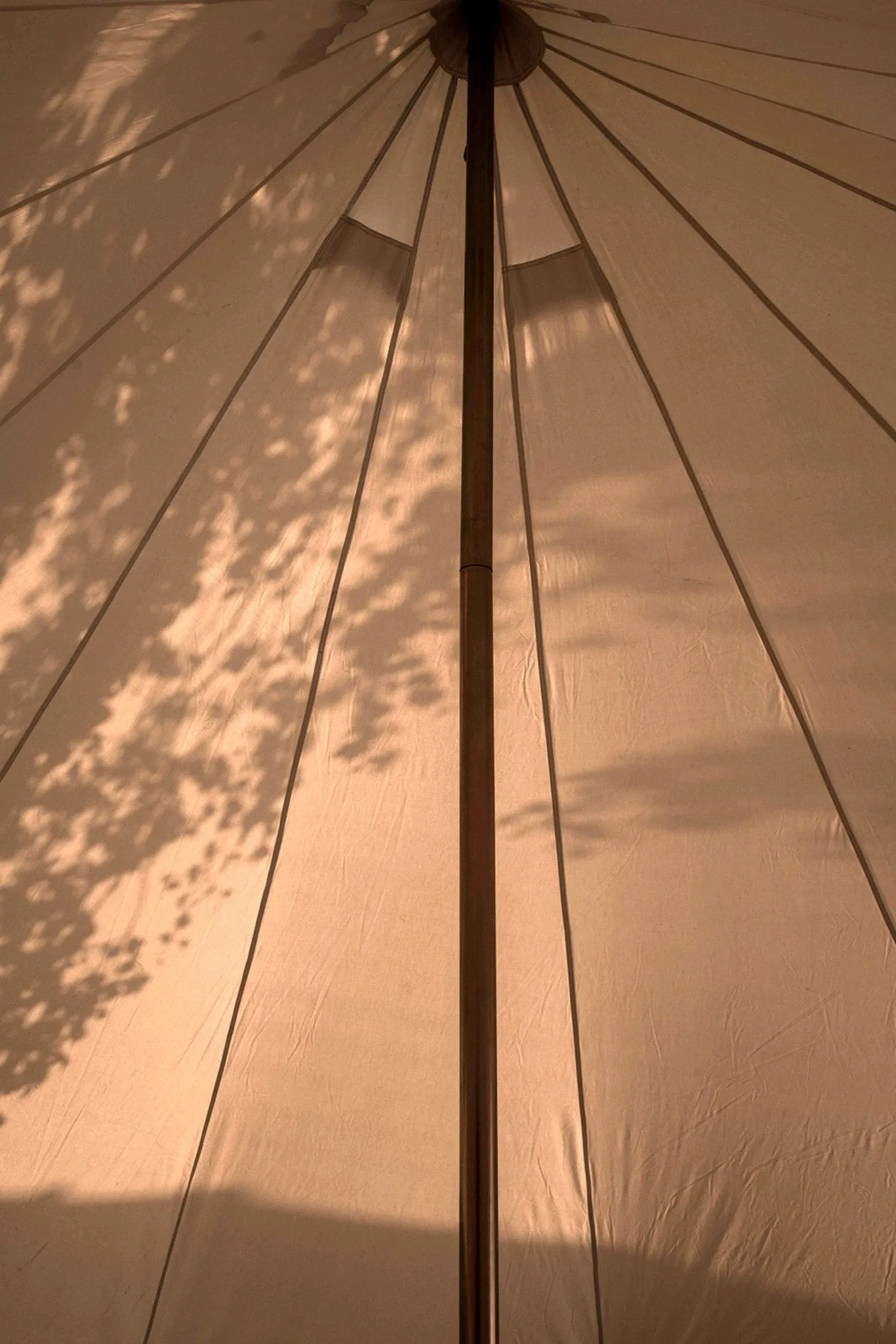 5m Bell Tent 285gsm 100% Natural Canvas | Twin Door