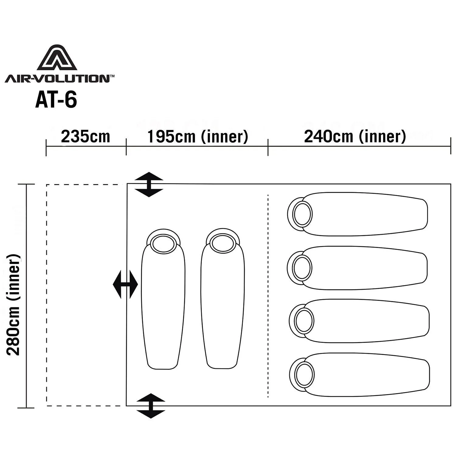 AIR-VOLUTION AT-6 TENT