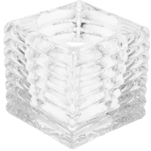 Alex Clear Glass Candle Holder (Set of 3)