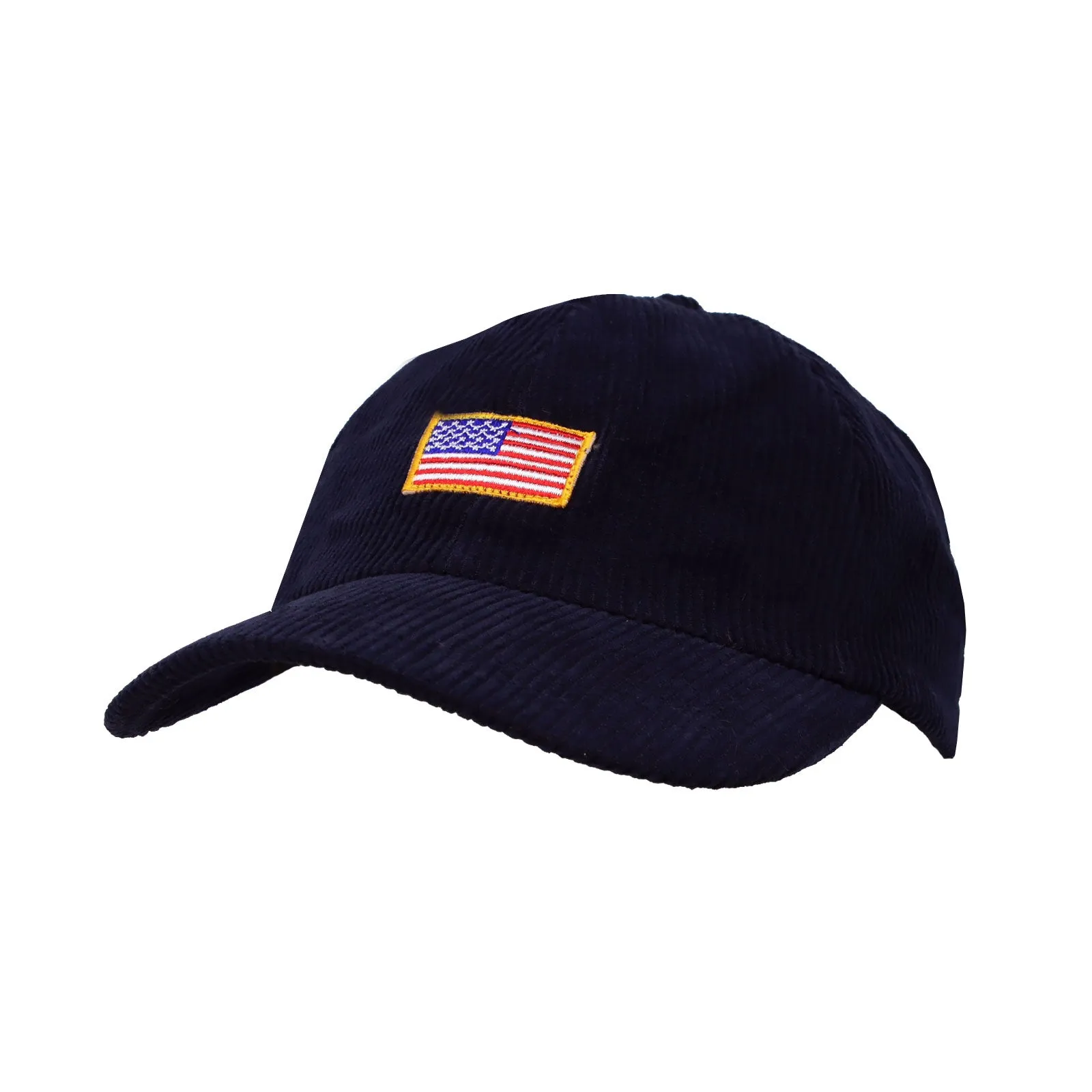 American Flag Hat Corduroy Baseball Dad Cap Adjustable MU21390