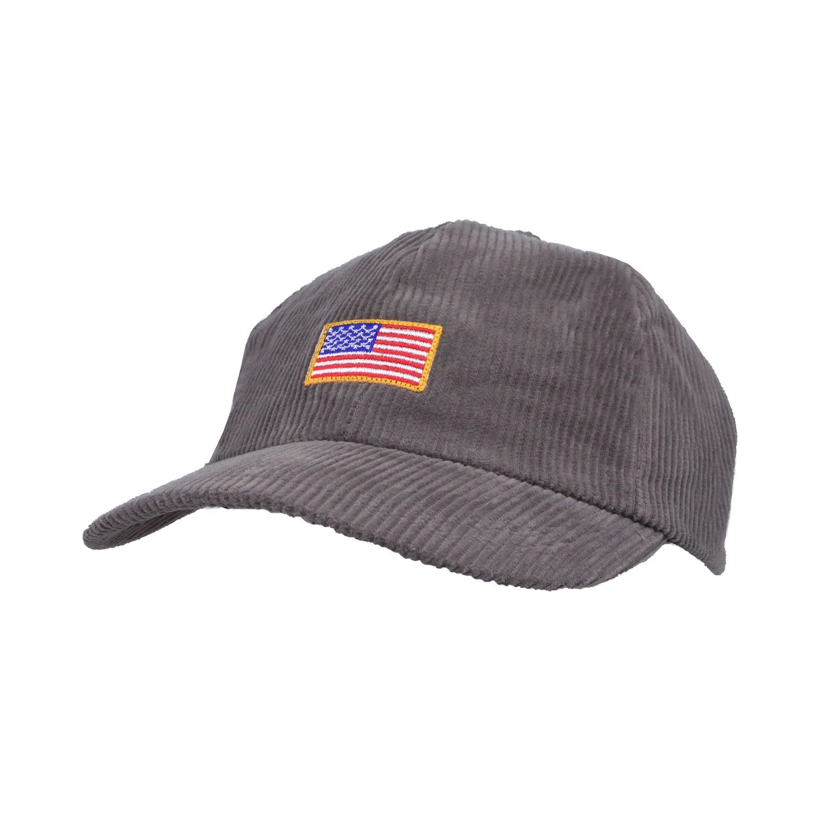 American Flag Hat Corduroy Baseball Dad Cap Adjustable MU21390