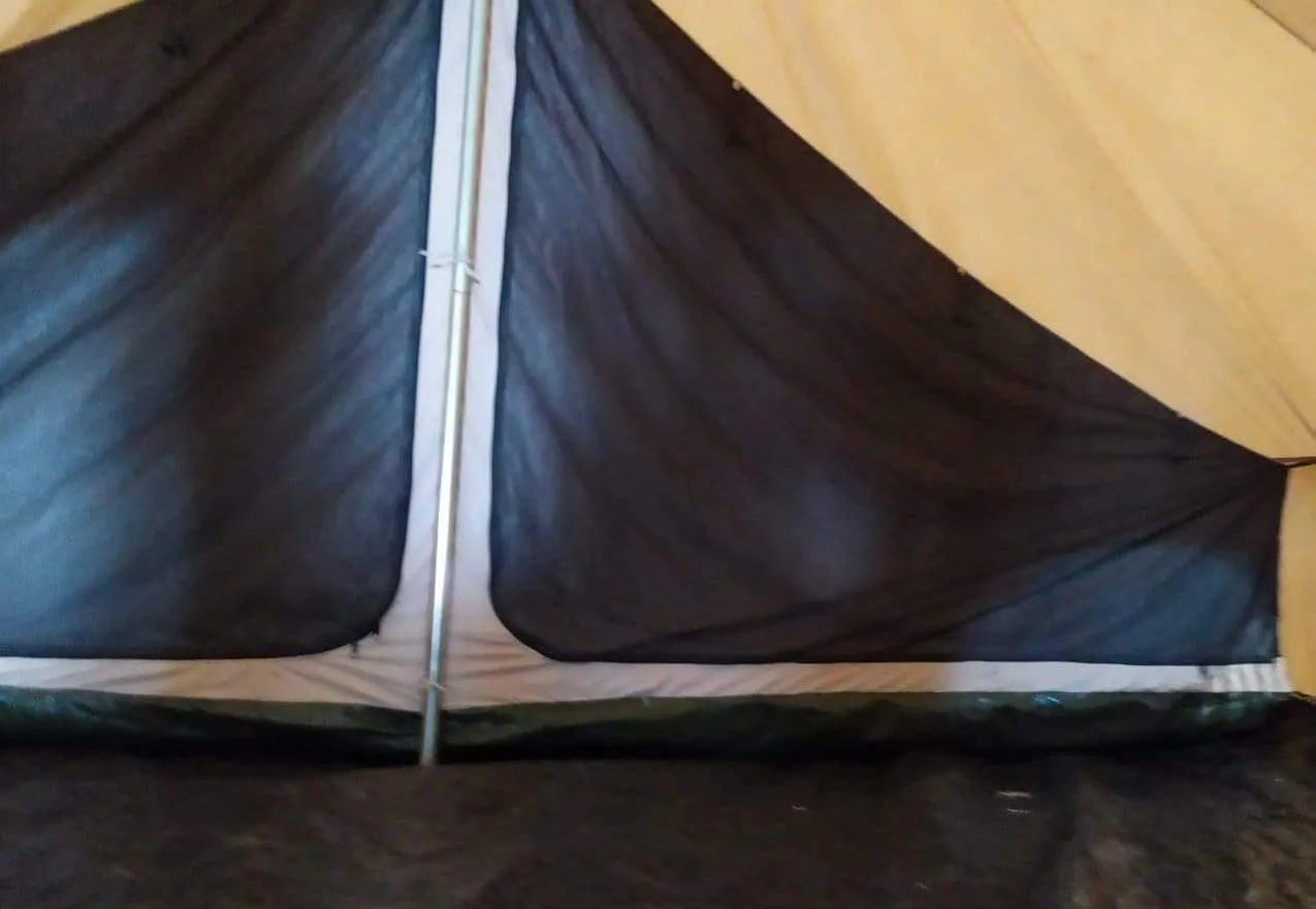 Avalon Half 1/2 Inner Tent | Canvas Bell Tent Accessories | Inner Rooms for Avalon Bell Tents