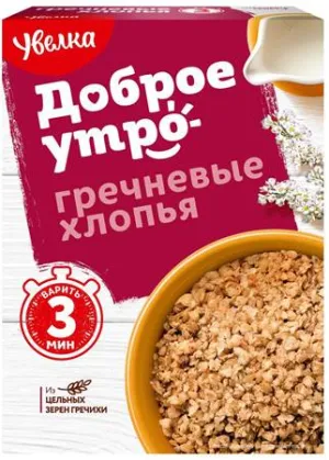 Buckwheat flakes Uvelka 400g