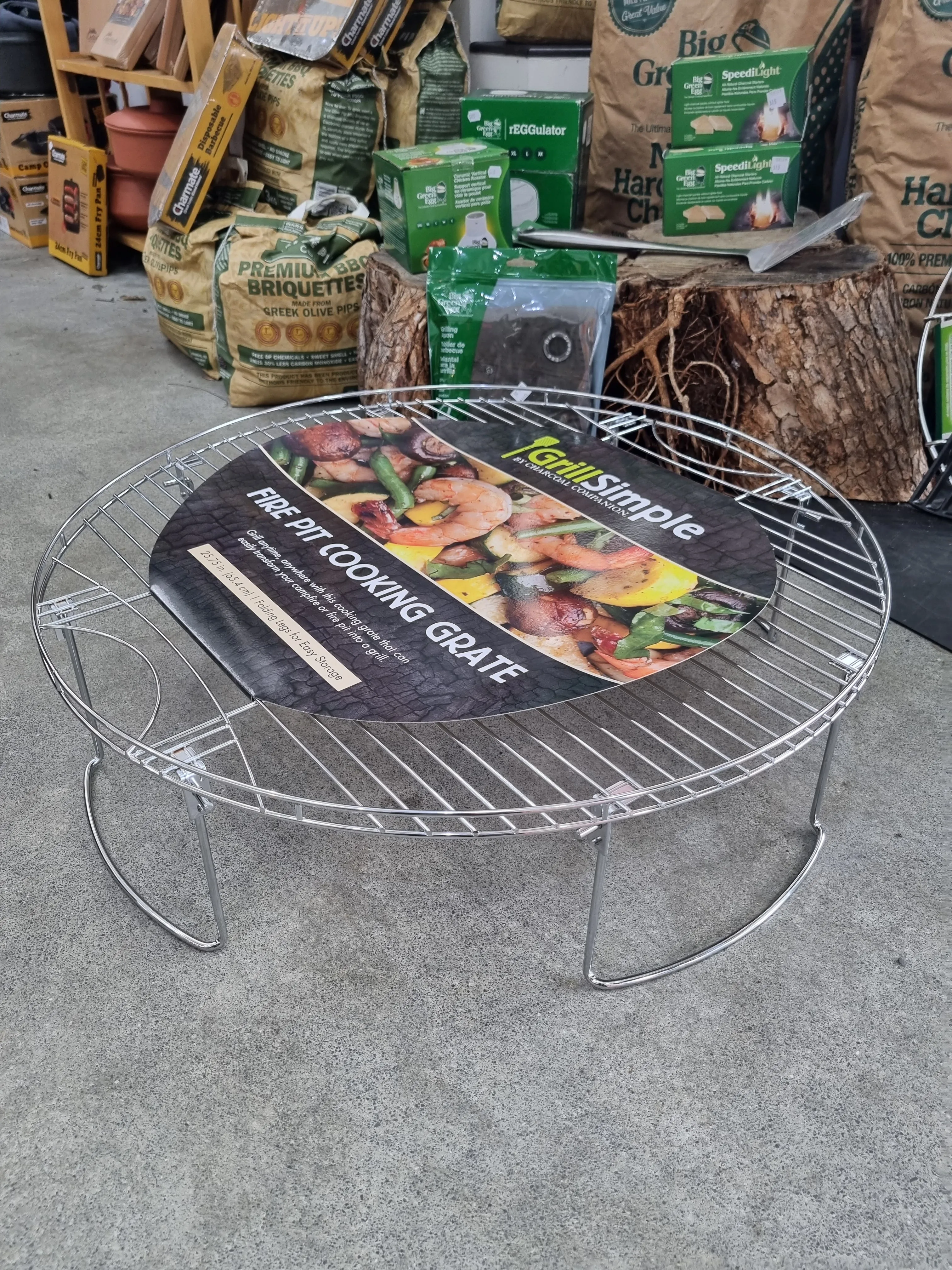 Charcoal Companion Fire Pit Cooking Grate