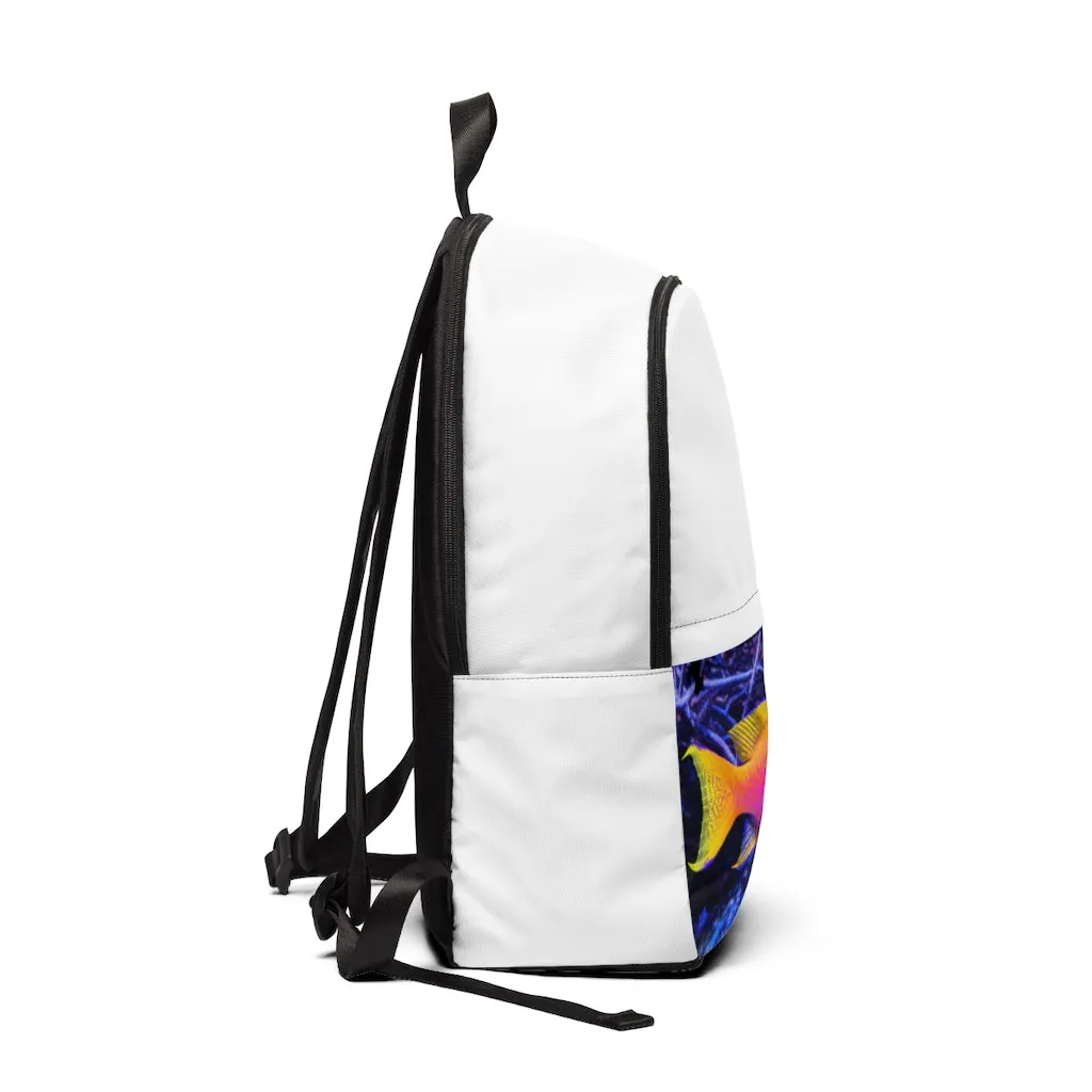 Colored Fish Unisex Fabric Backpack