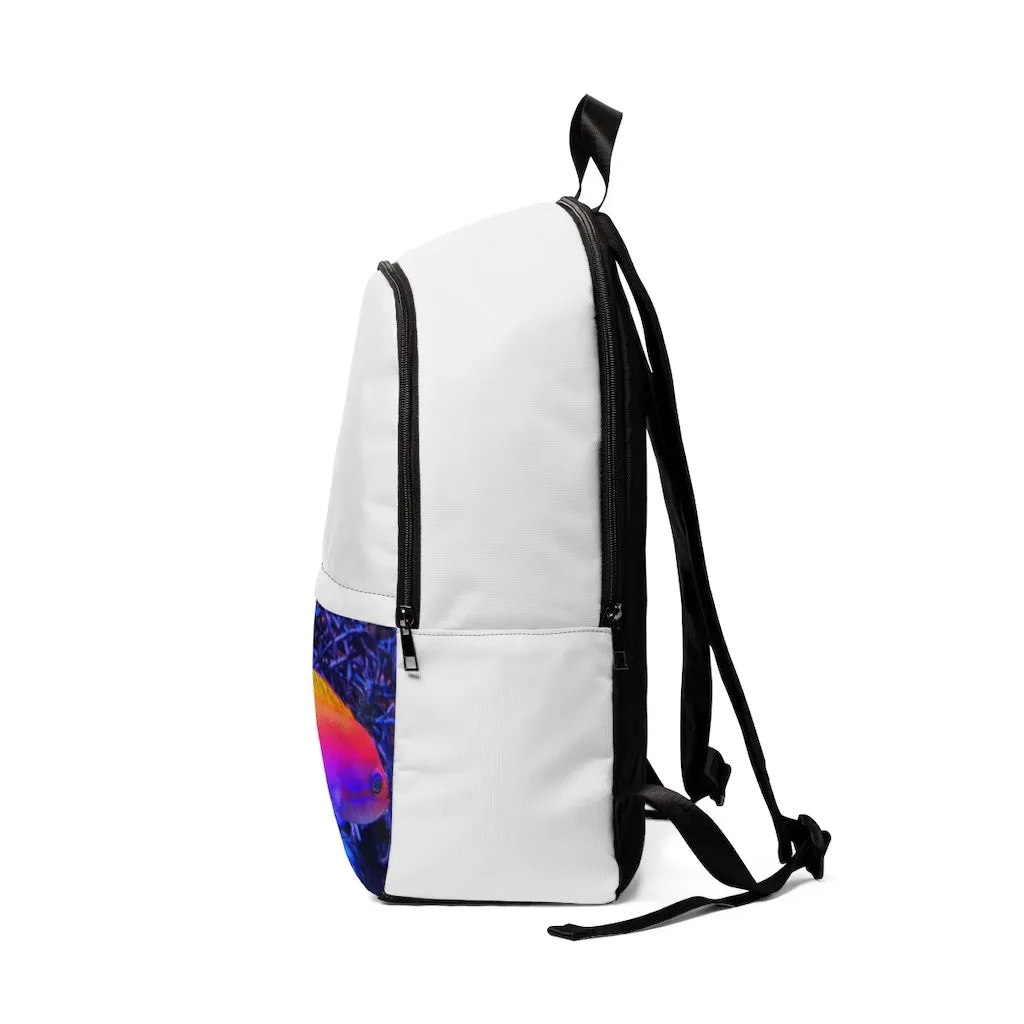 Colored Fish Unisex Fabric Backpack