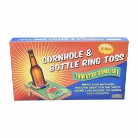 Cornhole & Bottle Ring Toss Game