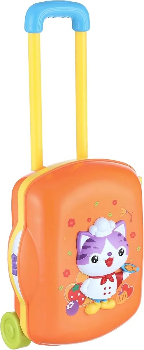 Cute Cat Little Chef Suitcase