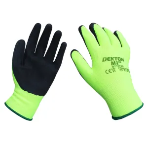 DEKTON Size 8/M Premium Ultimate Comfort Latex Foam Working Gloves