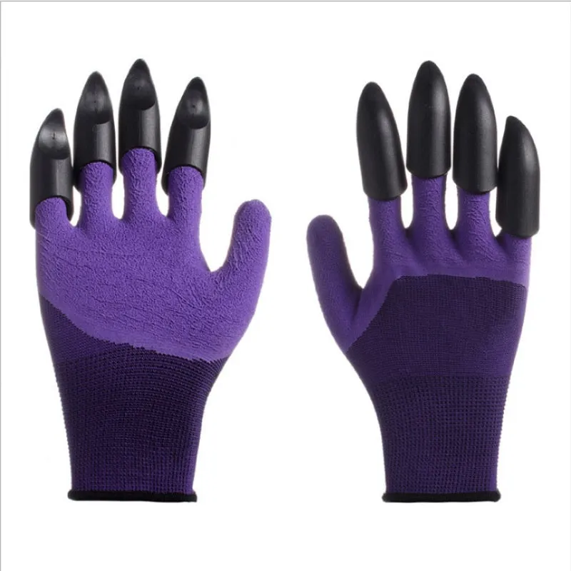 Digging gloves, gardening, dipping, labor protection, paws, garden planting, vegetable, flower, weeding protection