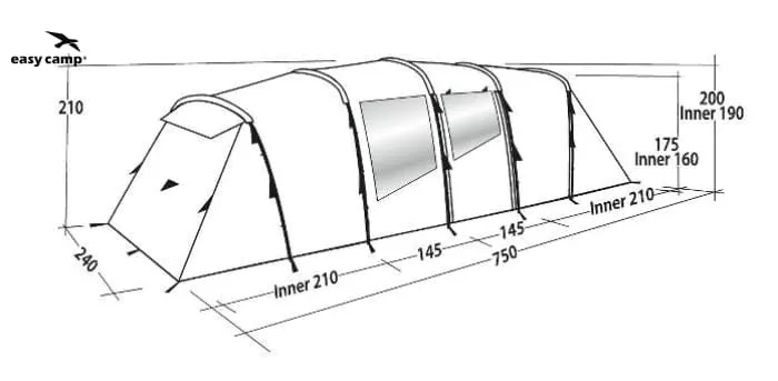 EasyCamp Huntsville Twin 800