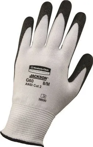 Jackson Safety* G60 Cut-Resistant Gloves (Ansi Level 2) Black Extra Large 12 Pairs Per Case