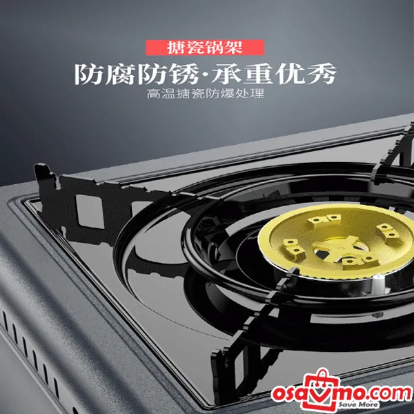 JY CN Portable Gas Stove ONLY for Butane Gas Can 2900w Extra Gifts Windbreak Cover Suitcase