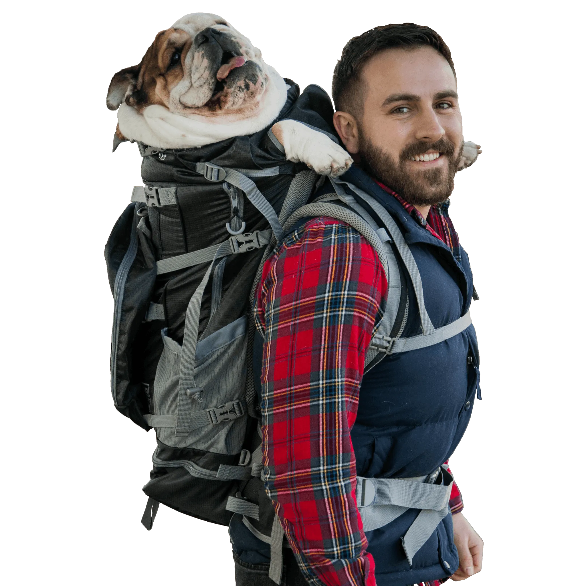 K9 Sports Sack | Big Kolossus Dog Backpack 3 Sizes | Alpine Black