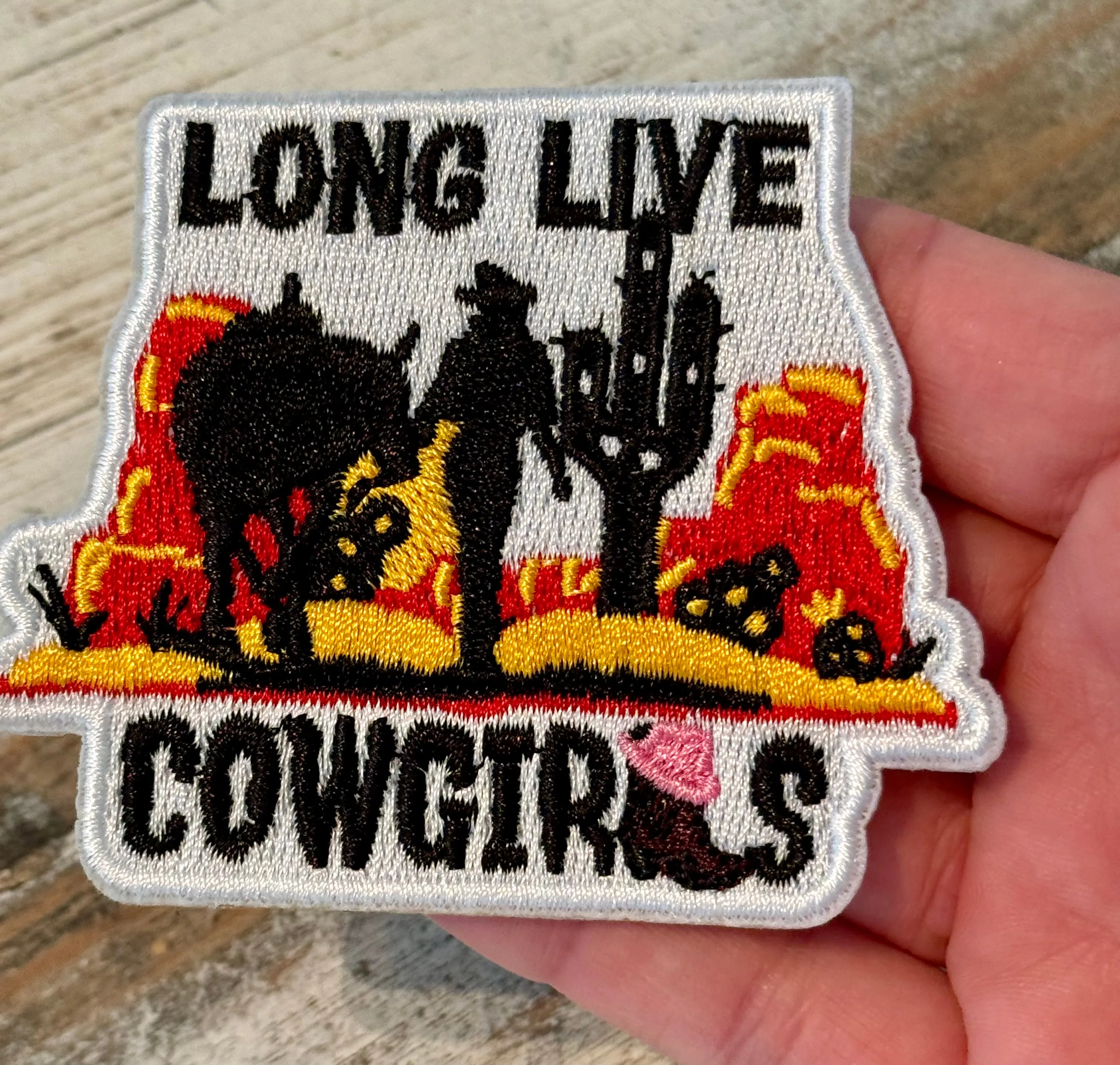 Long Live Cowgirls Iron On Patches