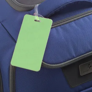 Neon Matte Luggage Tag - Green