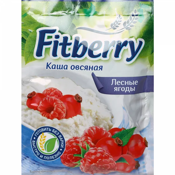 Oatmeal porridge "Fitberry" with wild berries, 35g