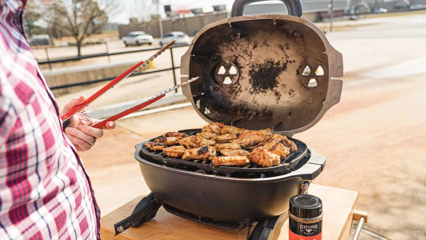 Certainly! Here’s an optimized title for the PK Grills - PKGO:

PK Grills PKGO Portable Grill - Lightweight and Durable Charcoal Barbecue for Tailgating, Camping, and Backyard Cooking

Feel free to let me know if you need any additional modifications or further assistance!