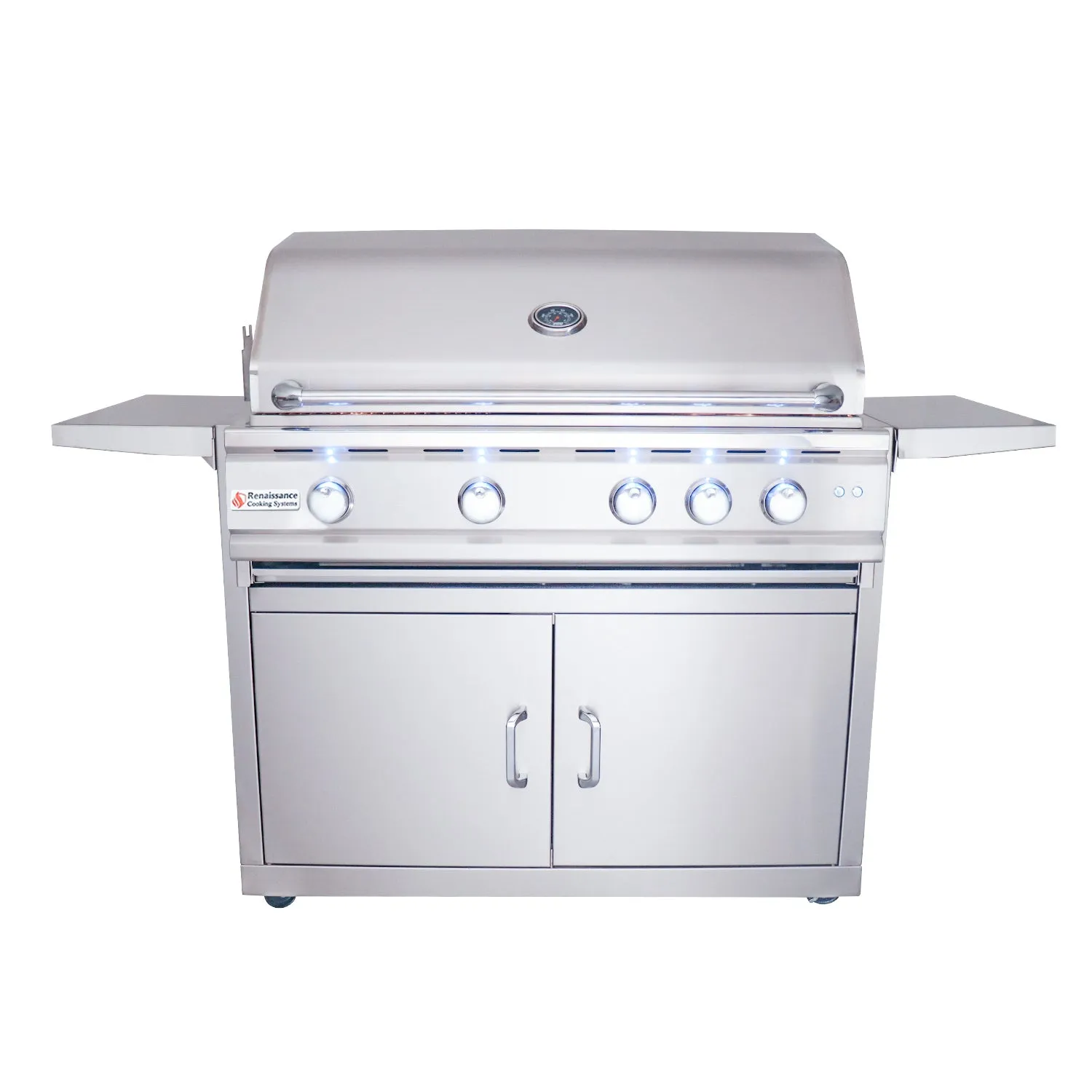 RCS Gas Grills - 38" Cutlass Pro Freestanding Grill - RON38B CK