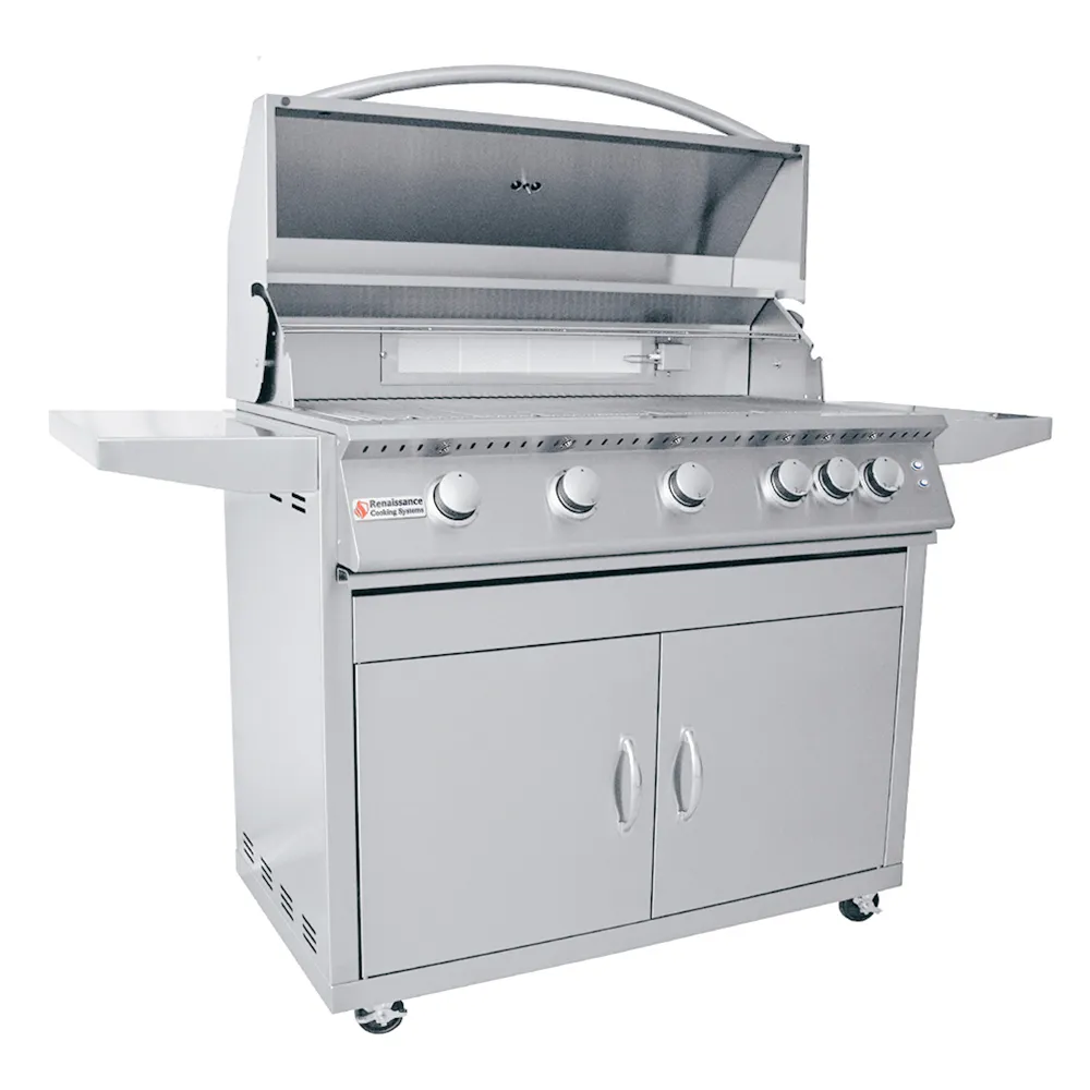 RCS Gas Grills - 40" Premier w/ Lights Freestanding Grill - RJC40AL CK