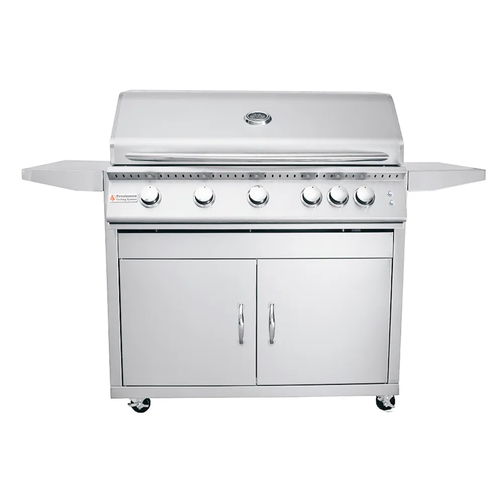 RCS Gas Grills - 40" Premier w/ Lights Freestanding Grill - RJC40AL CK