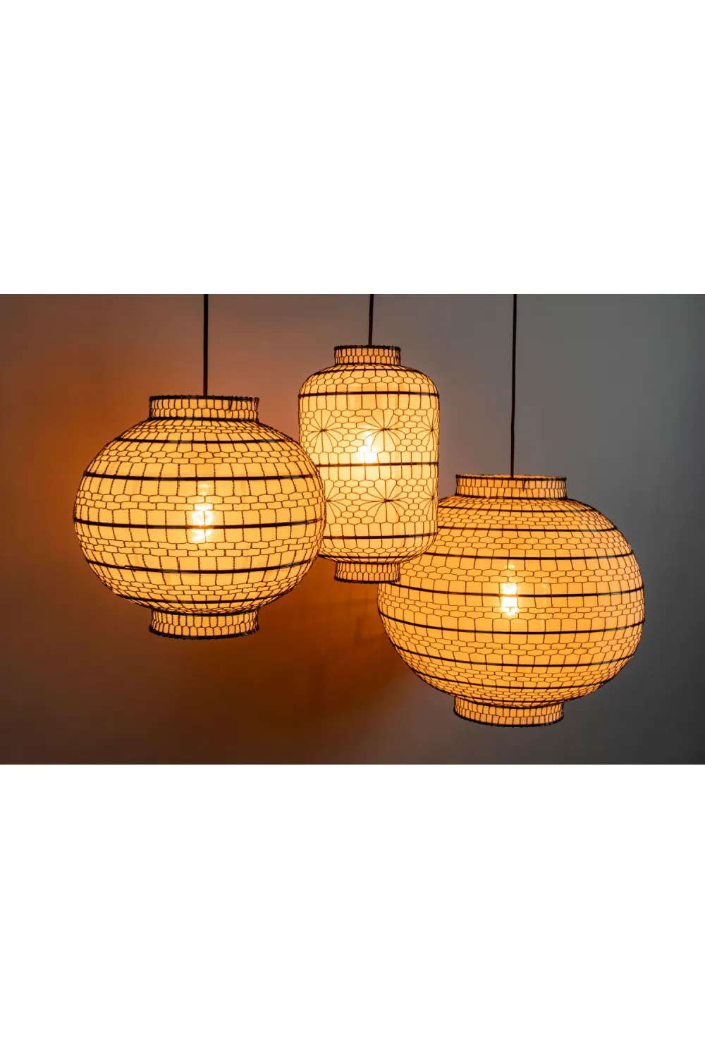 Round Lantern Pendant Lamp | Dutchbone Ming