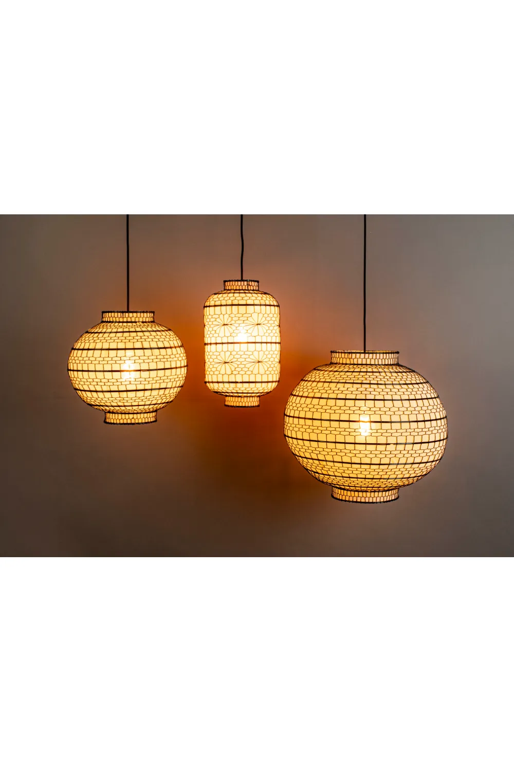 Round Lantern Pendant Lamp | Dutchbone Ming