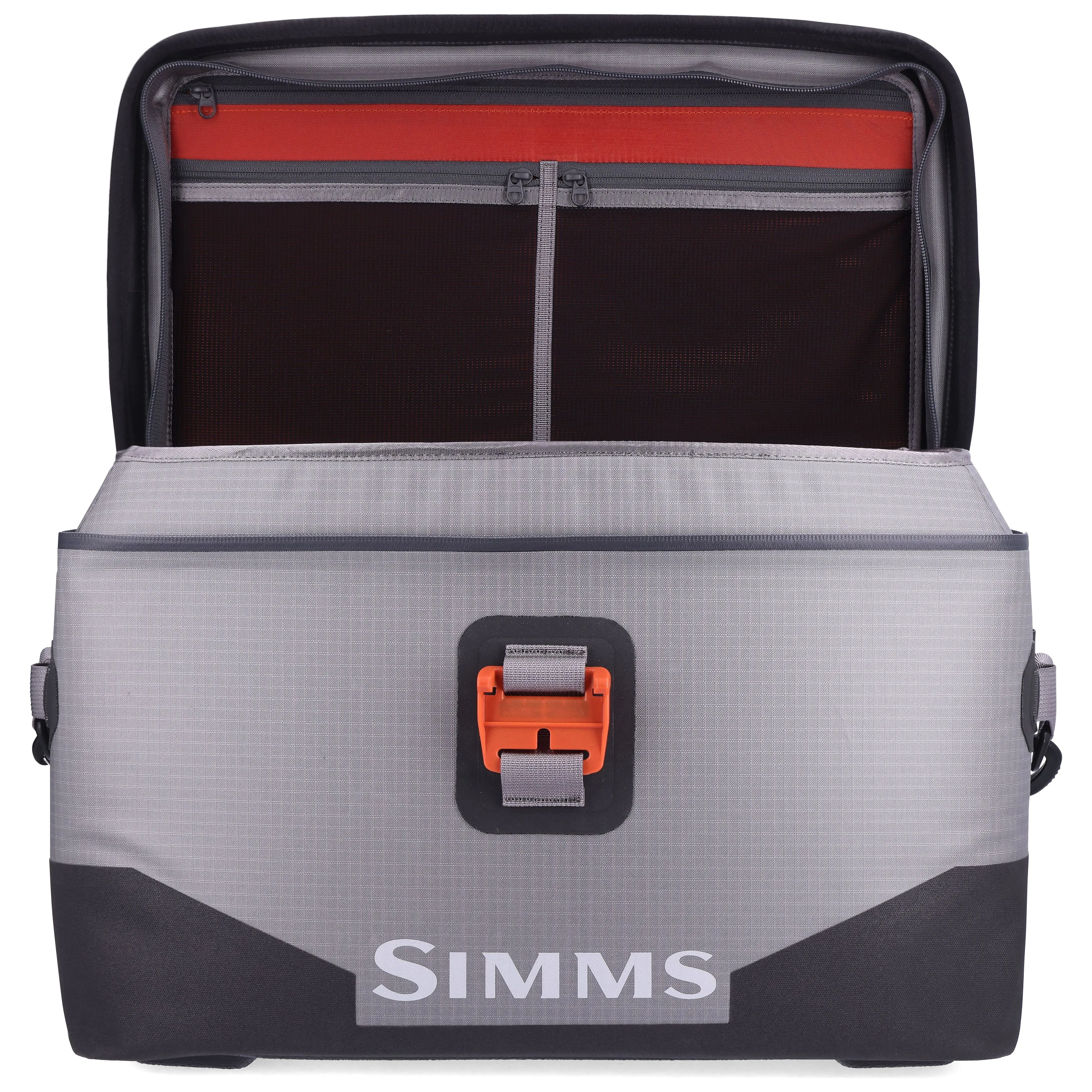 Large Simms Dry Creek Boat Bag - Durable and Spacious Fishing Storage Solution