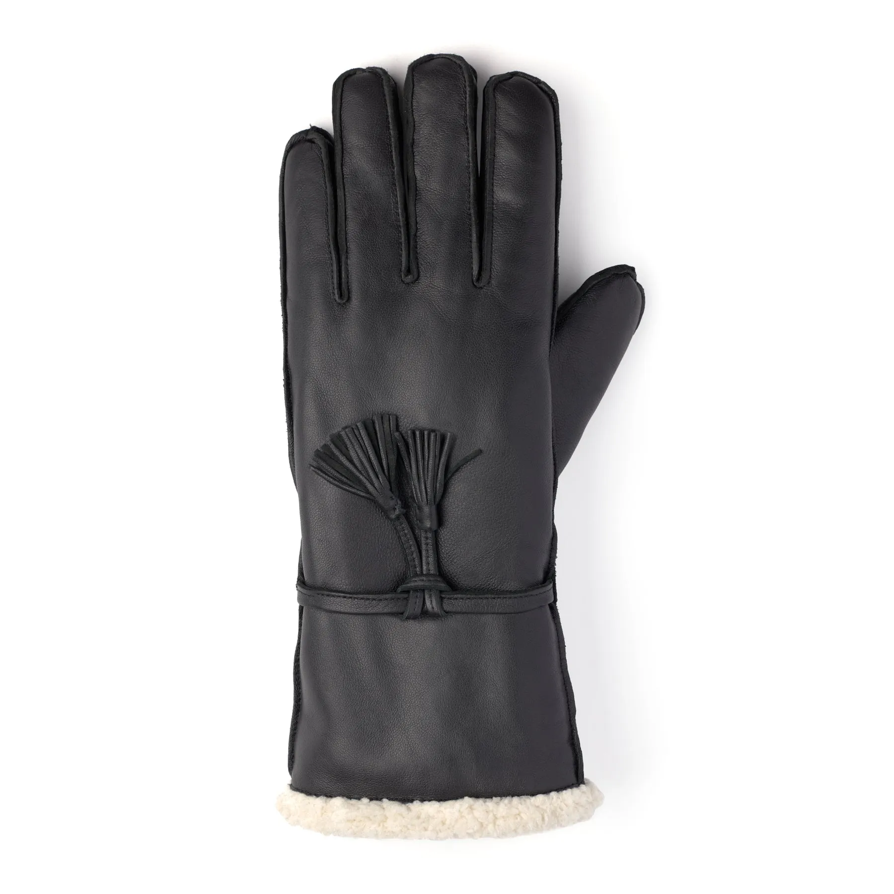 Tassel Leather Glove